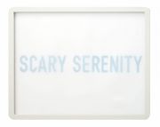 <p>魏德曼/梅特勒，<em>SCARY SERENITY</em>，2016，珠光珠子（部分荧光），多层清漆木质外框，96 x 127 cm</p>
