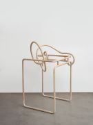<p>Shao Fan, <em>Afternoon Nap</em>, 2019, old elm wood, 142.5 x 83 x 95 cm</p>
