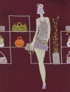 <p>Tobias Kaspar,<em> Bags (purple bordeaux)</em>, 2019, 1/3, c-print, mounting on acrylic board, white wooden frame, 210 x 160 cm (photo); 215 x 165 x 5 cm (framed), edition of 2 + 1 AP</p>
