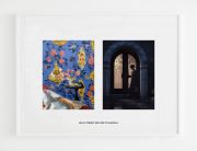 <p>Tobias Kaspar,&nbsp;<em>Hello, Friends. Welcome to Shanghai.,</em> 2025, inkjet print, mattboard with silkscreen print, artist's frame, unique work, 60 x 80 cm</p>
