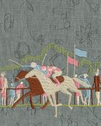 <p>Tobias Kaspar, <em>Jockey (brown, ocher)</em>, 2019, 1/3, 200 x 160 cm (photo); 207 x 163.5 x 5 cm (framed), edition of 2 + 1 AP</p>

