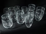 <p>安纳托里&middot;舒拉勒夫，<em>untitled, no. 1-10</em>，2016，玻璃，手工雕刻，尺寸可变</p>
