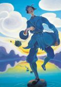 <p isrender="true">王兴伟，<em isrender="true">小何同志 No. 1</em>，2008，布面油画，130 x 90 cm</p>
