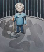 <p>王兴伟，<em isrender="true">四季（冬）</em>，2016 - 2017，布面油画，240 x 200 cm&nbsp;</p>
