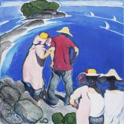 <p isrender="true">王兴伟， <em isrender="true">巴厘岛海神庙 No.2</em>，2013，布面油画，200 x 200 cm&nbsp;</p>
