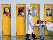 <p isrender="true">王兴伟，<em isrender="true">八九后标准表情</em>，1995，布面油画，150 x 200 cm</p>
