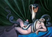 <p isrender="true">王兴伟，<em isrender="true">白蛇传</em>，2006，布面油画，180 x 250 cm</p>
