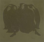 <p isrender="true">王兴伟，<em isrender="true">无题（绿企鹅）</em>，2005，布面油画，168 x 175.5 cm</p>
