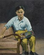 <p isrender="true">王兴伟，<em isrender="true">无题（画家）</em>，2011，布面油画，150 x 120 cm</p>
