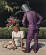 <p isrender="true">王兴伟，<em isrender="true">无题（浇花）</em>，2013，布面油画，240 x 200 cm</p>
