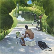 <p isrender="true">王兴伟，<em isrender="true">王华赏 No.3</em>，2012，布面油画，120 x 120 cm</p>
