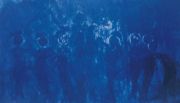 <p isrender="true">谢南星，<em isrender="true">第一顿鞭子 No. 1（又名浪 No. 1）</em>, 2008，布面油画，219 x 384 cm</p>
