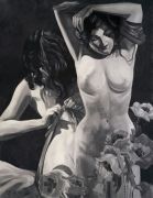 <p isrender="true">谢南星，<em isrender="true">我们之三</em>，2009，布面油画，210 x 160 cm</p>
