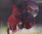 <p>谢其，<em>绯嗔</em>，2024，布⾯油画，120 &times; 150 cm</p>

