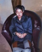 <p isrender="true">谢南星，<em isrender="true">某人肖像</em>，2015，布面油画，150 x 120 cm</p>
