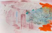 <p>谢南星，<em>展什么 之一</em>，2017，布面油画，190 x 300 cm</p>
