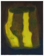 <p>Zhou Siwei, <em>Drinking Cup (Golden)</em>, 2016, oil on canvas, 140 x 110 cm</p>
