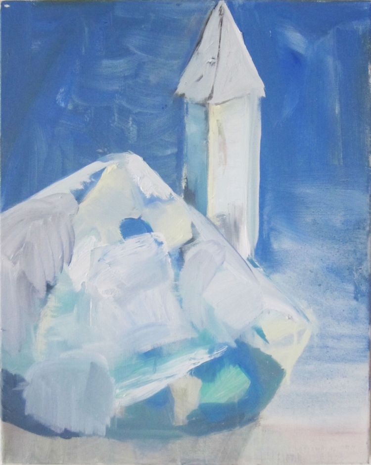 Klodin Erb, Athena (from the series 'Raketen'), 2013, oil on canvas 50 x 40 cm