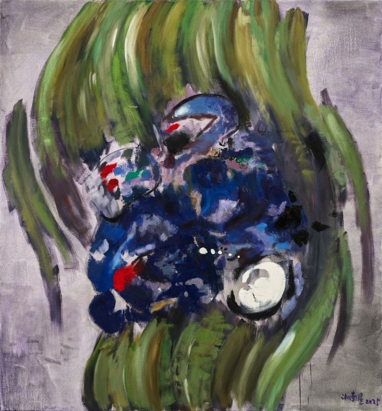 谢南星，《无题 No. 8》，2025，布面油画，210 x 195 cm